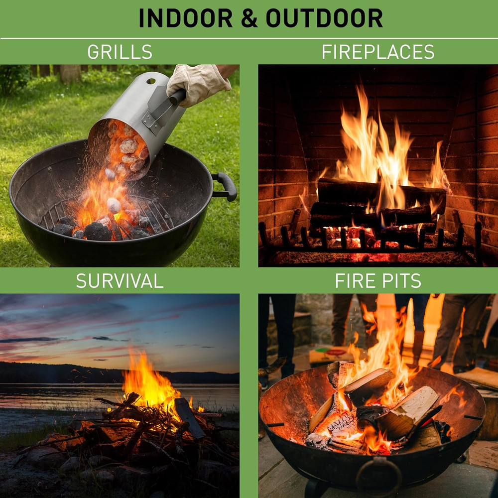 Fire Starter 120 PCS Natural Fire Starters for Campfire, Charcoal Starter, Firep