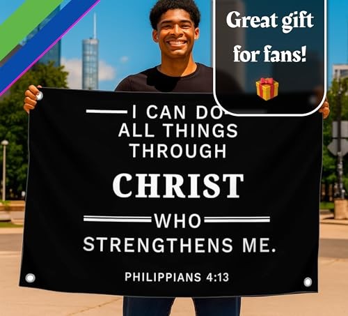 3x5 Ft Religious Christian Polyester Single Sided Flag I Can Do All Things