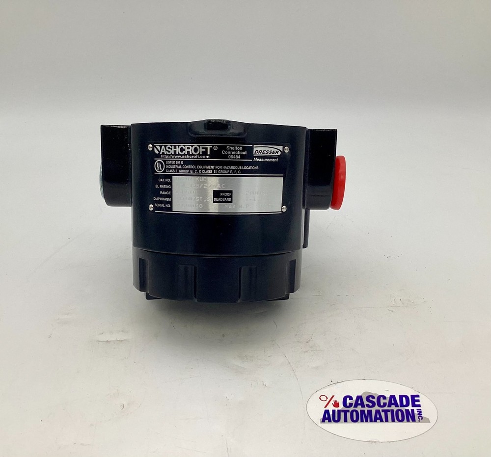 ASHCROFT DIFFERENTIAL PRESSURE SWITCH D720V XUD 15 PSID