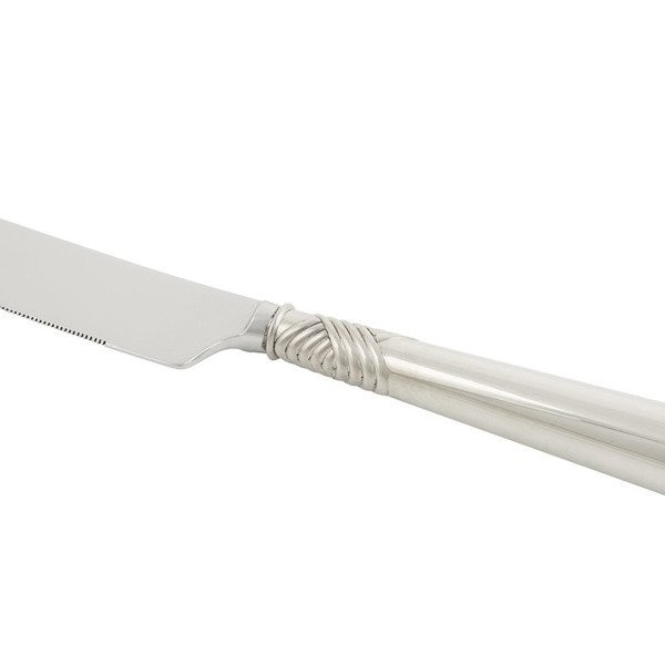 Ralph Lauren 2-Piece Silver Metal Cairo Cake Server Set