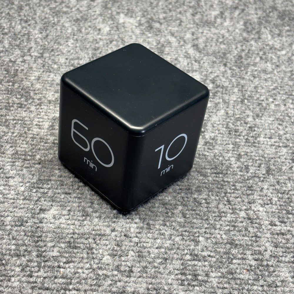 Digital Cube Timer 5 10 30 60 Min Flip Countdown Alarm Kitchen Study