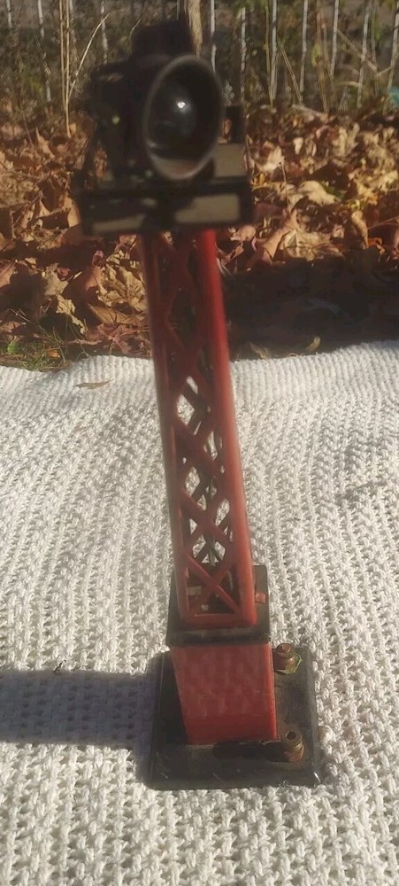 Marx Dual Floodlight Spotlight Tower Red