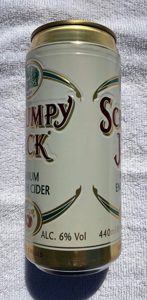 SYMONDS SCRUMPY JACK PREMIUM ENGLISH CIDER BEER CAN