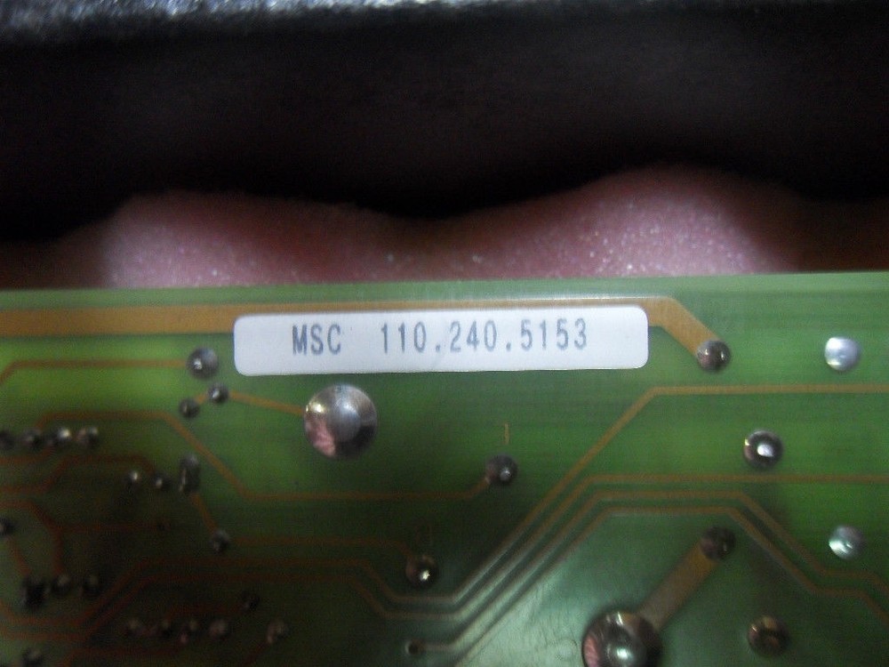 1 NETSTAL MSC-110.240.5153 RELAY BOARD