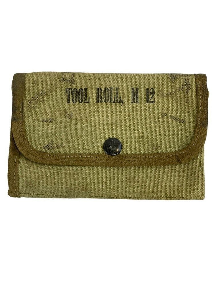 WW2 US Army Tool Roll M12 EMPTY 1945 Dated