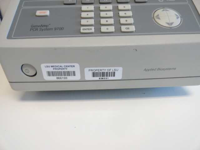 Perkin Elmer Applied Biosystems GeneAmp PCR System 9700 - Read Description