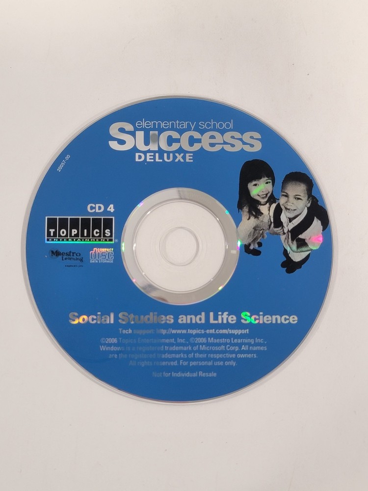 Elementary School Success Deluxe 2006 9 CD Learning Set - Loose Discs