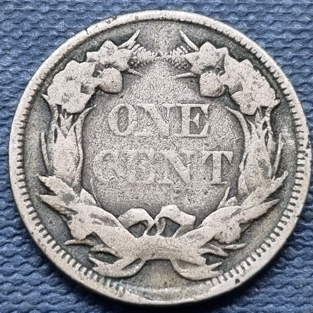 1857 Flying Eagle Cent 1c Circulated #76911