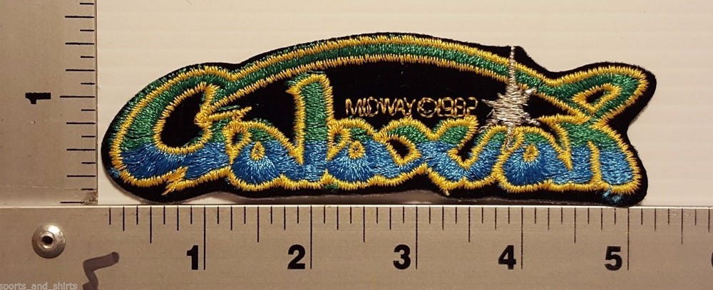1982 MIDWAY GALAXIAN VINTAGE EMBROIDERED PATCH VIDEO GAME