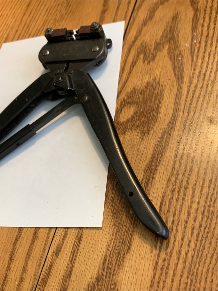 TYCO, Ratcheting, Hand Crimp Tool, AMP 656–1-E Type OB MOD-E Hand Crimp Tool