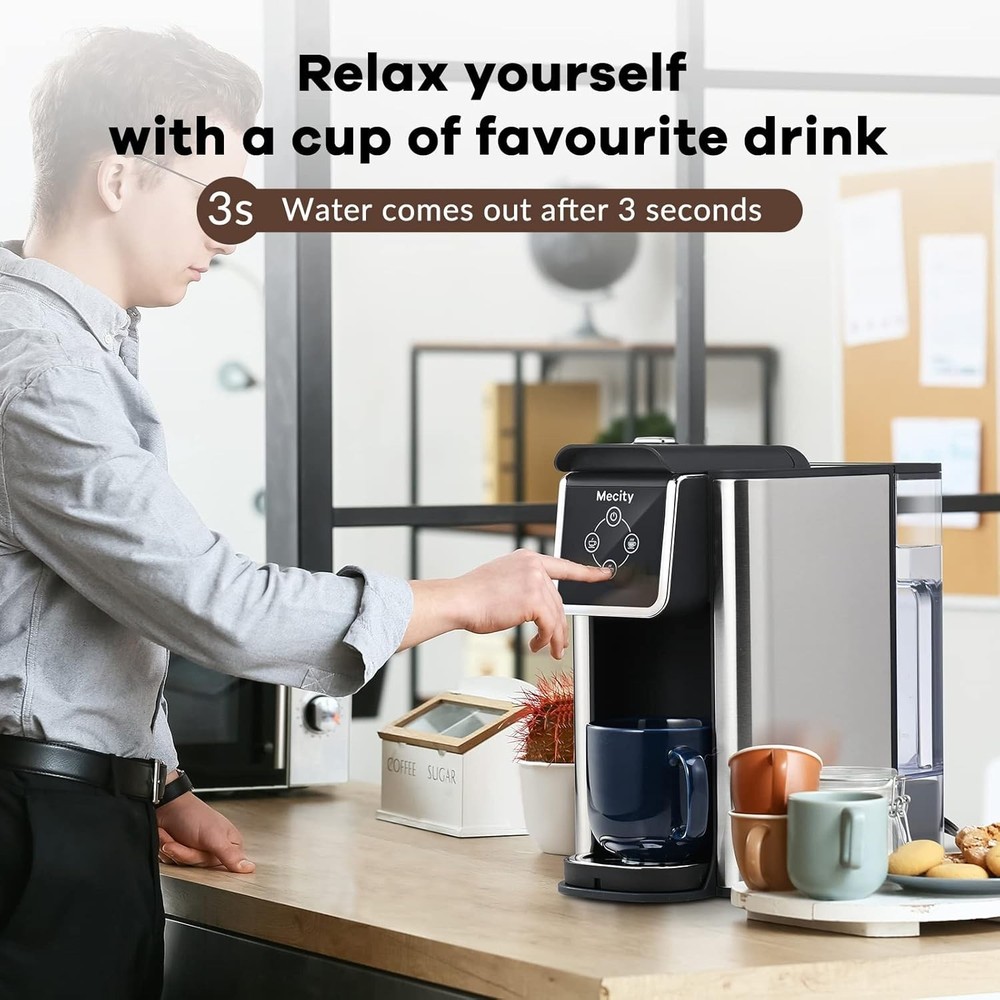 Versatile Coffee Maker: Brew K-Cups, Tea & More - Effortless 6, 8, 10 Oz Cups