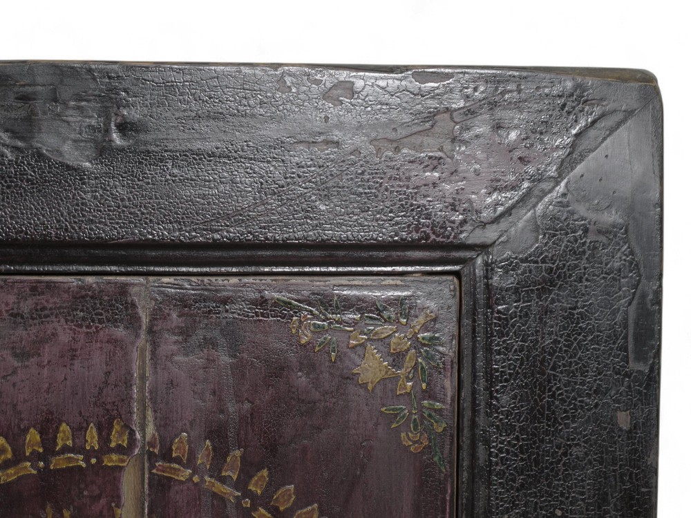 Hand Painted 4 Panel-Door Sideboard