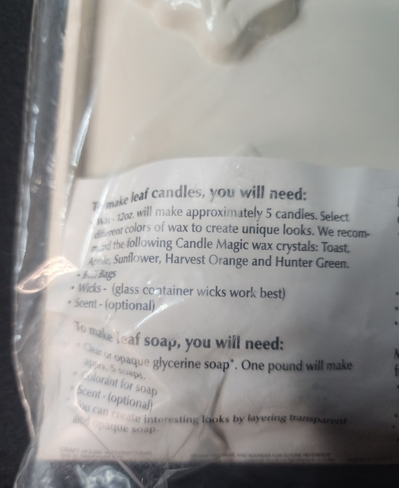 Candle Magic Leaf Candle Kit- Make DIY USA NIP