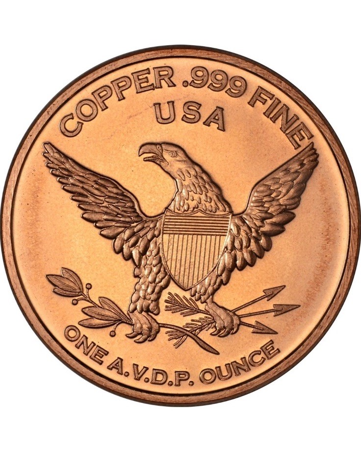 1 oz Copper Round - M16
