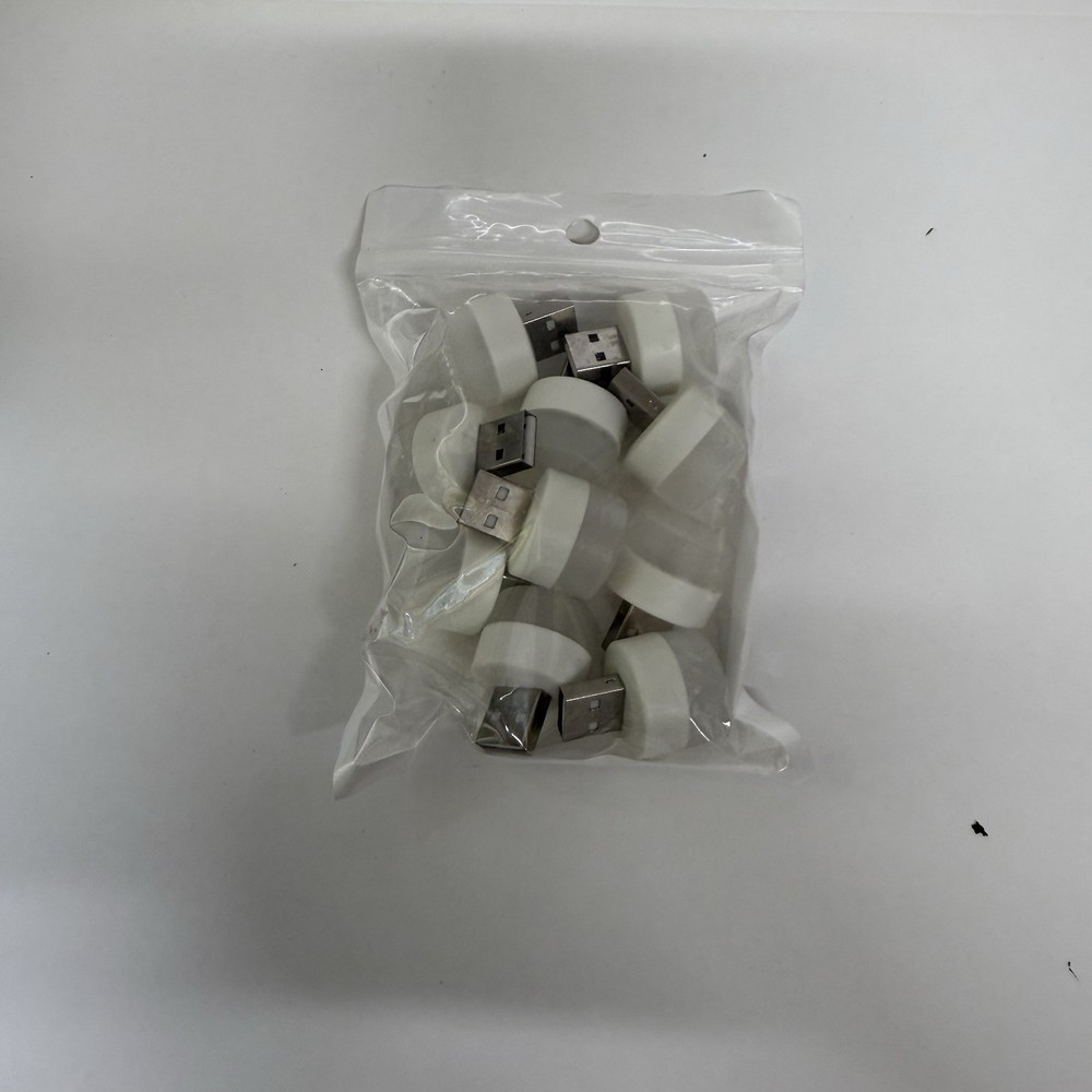 USB Mini Button Lights LED 10pack Round Mini USB Light