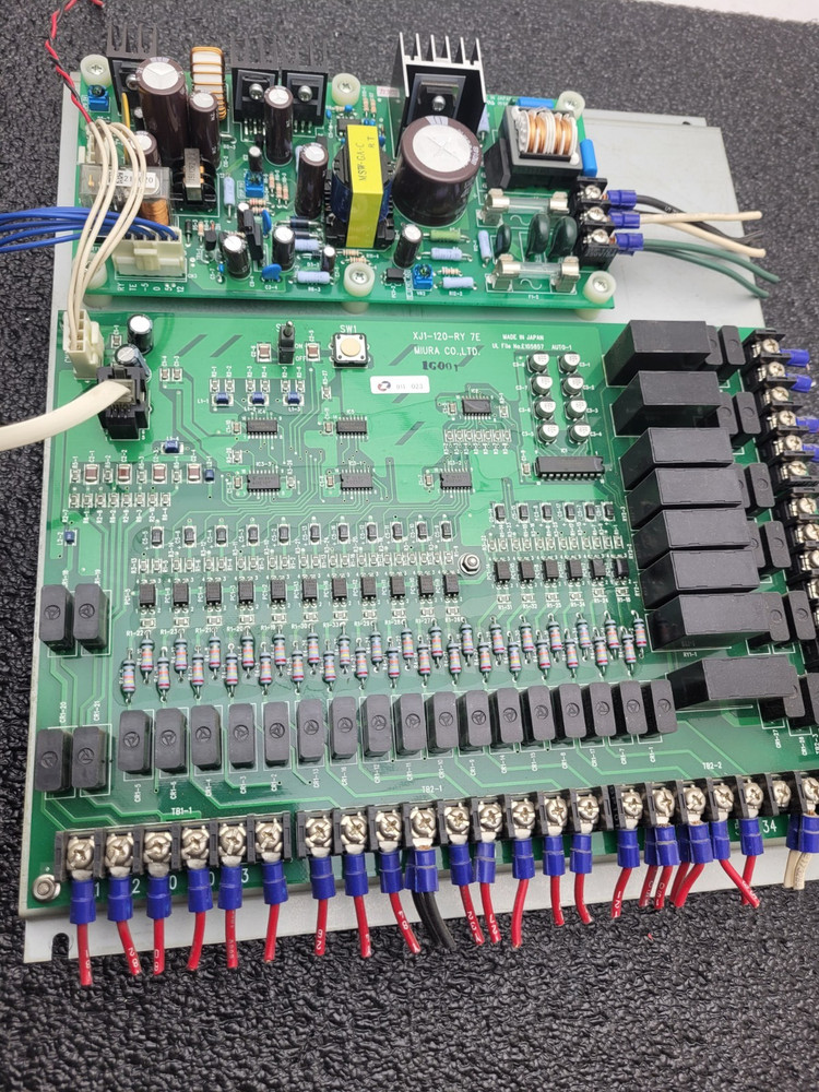MIURA XJ1-120-RY 7E Steam Boiler Operational Control Panel Board Working Pull