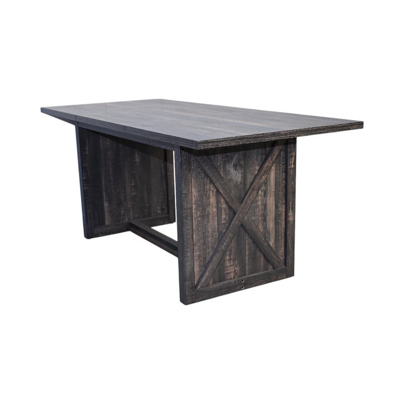 70.87" Farmhouse Large Dining Table for 6-8 People, Rectangular Wood Dining