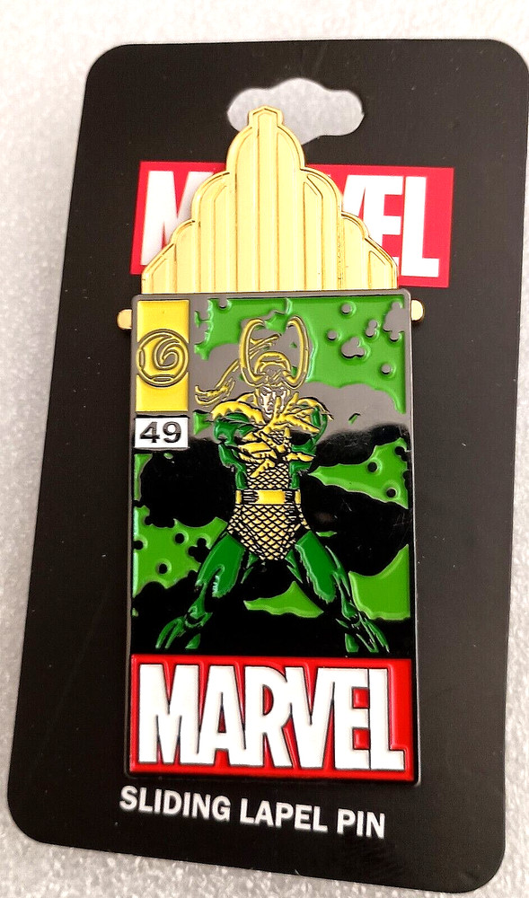 Loki Marvel Loki Sliding Lapel Hat Pin New NOS MIP