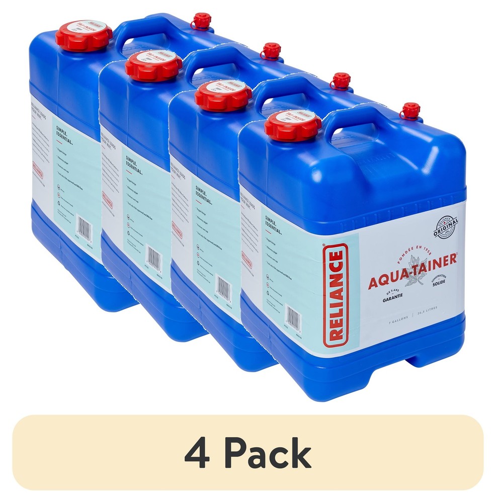 (4 pack Aqua-Tainer Water Container 7 Gallon