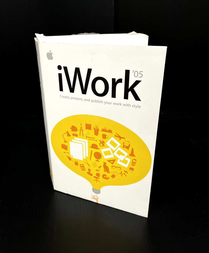 Apple iWork '05 Academic Version M9611Z/A For Mac complete 2005 w/codes