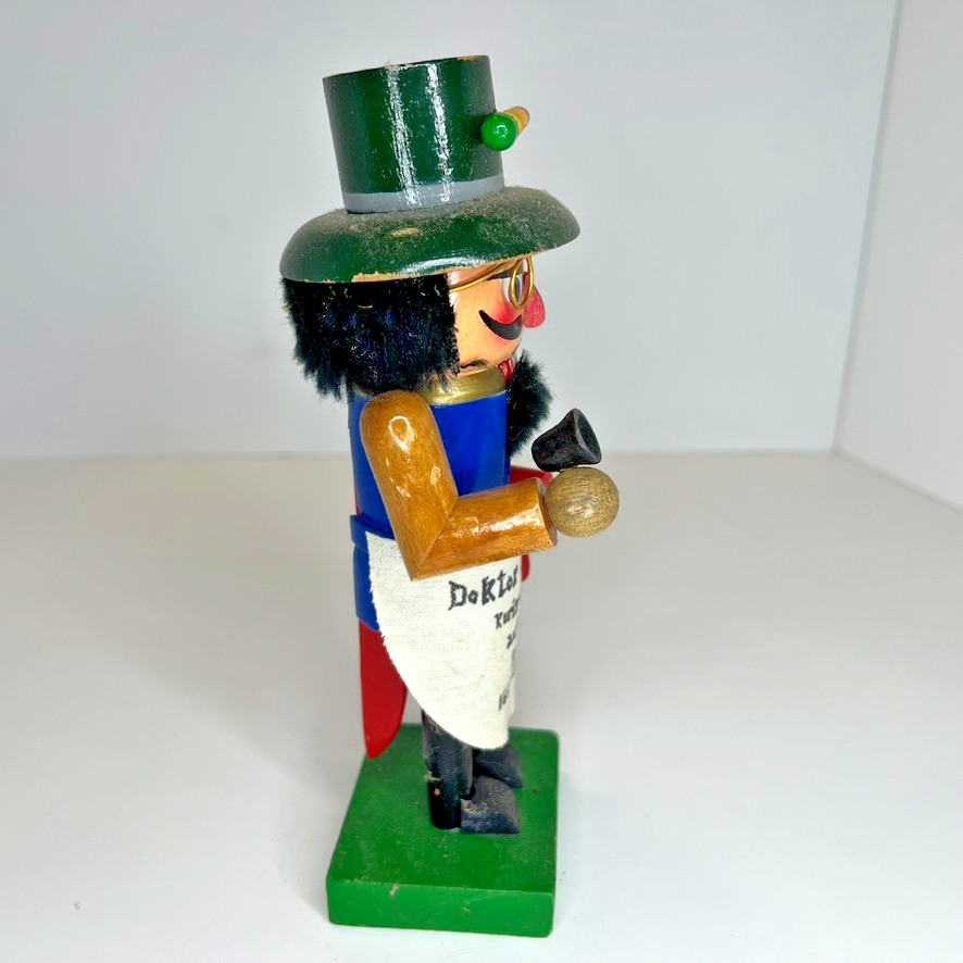Nutcracker Doktor Eisenbarth 1663-1727 German 8” Wood Christmas