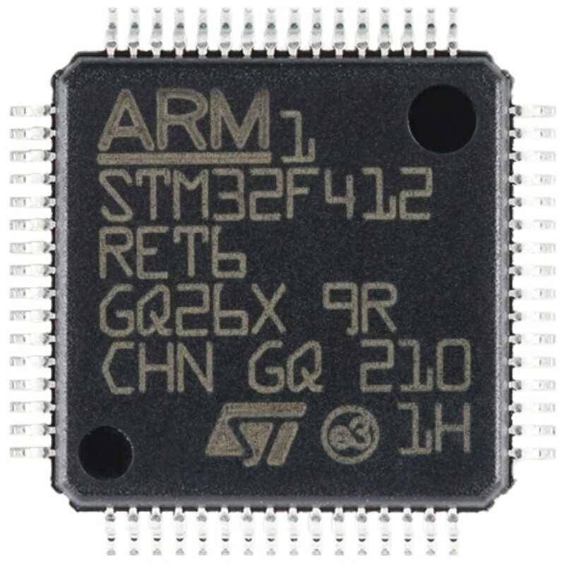 5PCS STM32F412RET6 LQFP-64 ARM Cortex-M4 32-bit microcontroller-MCU
