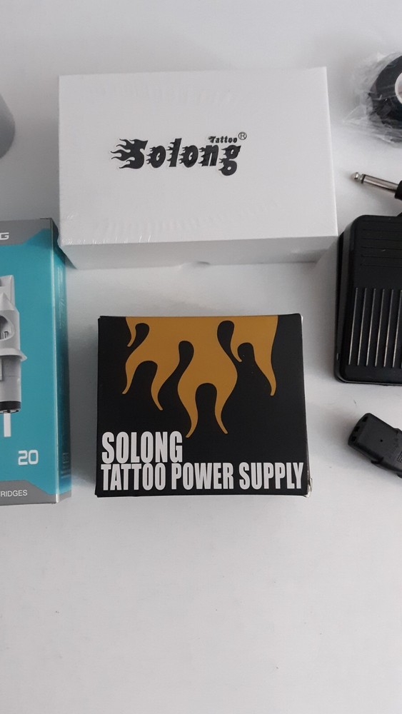 Solony Rotary Tattoo Machine Kit New Ready to Use.