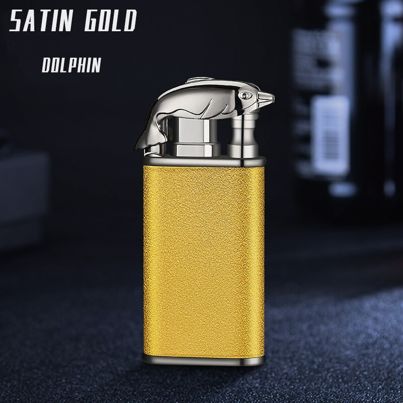 Cigar Lighter Double Fire Torch Jet Windproof Creative Refillable