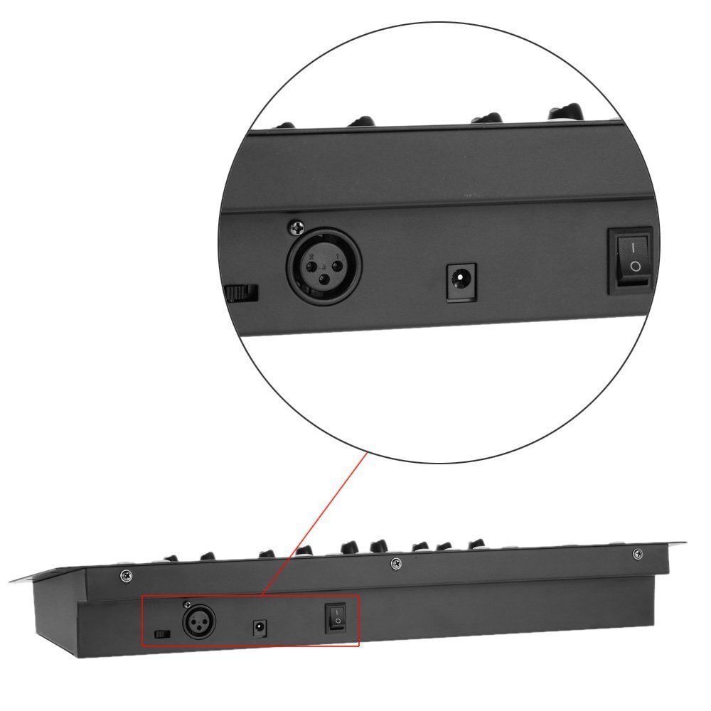 Mini DMX 192 Channels Controller DJ Operator Console For Stage Lighting Show KTV