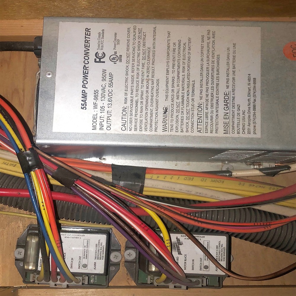 WF-9845 45 Amp Deck Mount Converter/Charger Replace for RV Trailer 9800 Series