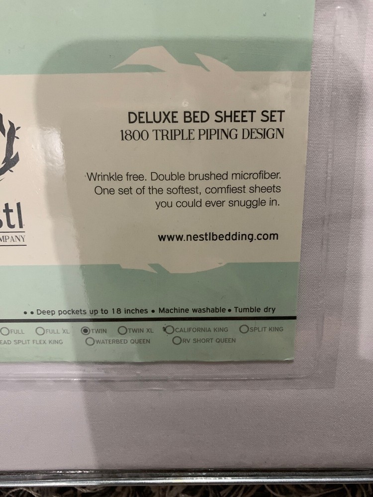 Twin Bed 3PC Sheet Set