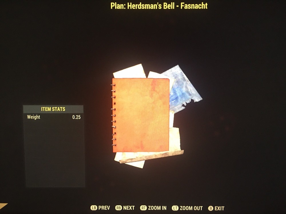 (Xbox) Herdsman’s Bell - Fasnacht Plan