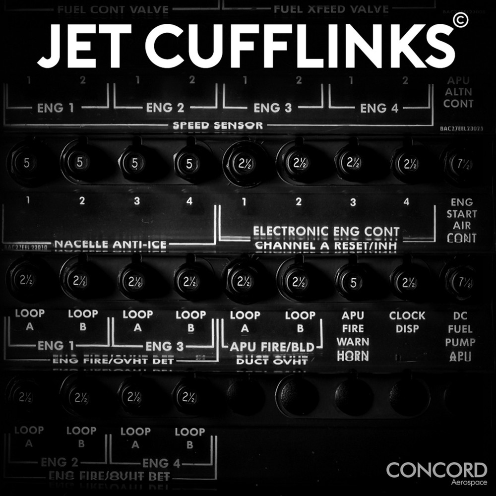 JET CUFFLINKS ® | Handcrafted Aviation cuff-link from Retired Aircraft.