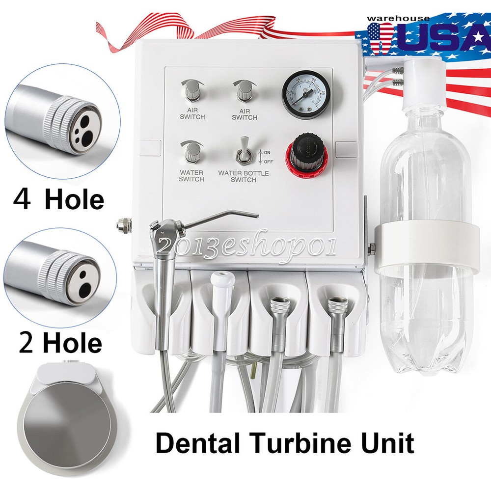 Portable Dental Turbine Unit with Weak Suction Work with Air Compressor B2 M4
