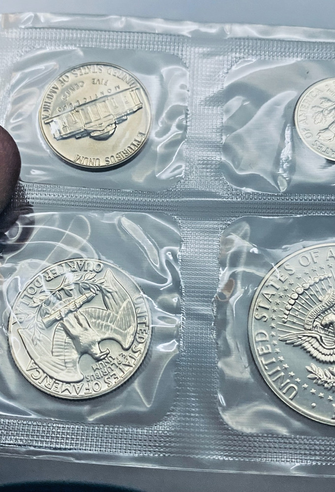 1964-P US Mint Proof Set, Soft Pack, Half, Quarter, & Dime 90% Silver (READ)