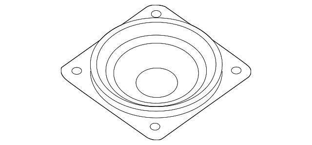 Genuine Nissan Inst Panel Speaker 28154-EZ00A