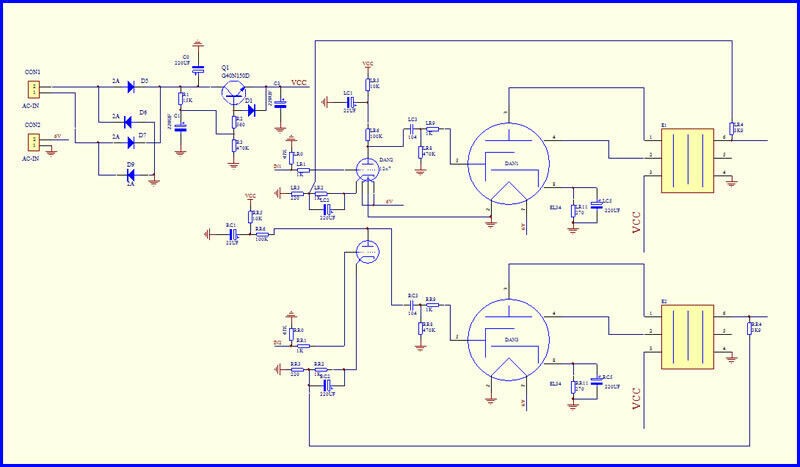 12ax7 dr el34 pcb only