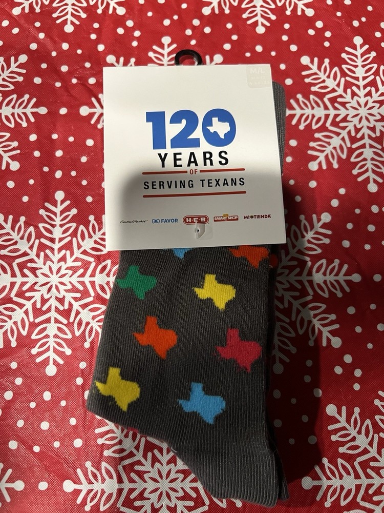 HEB collector Socks & Used Reloadable Gift Card