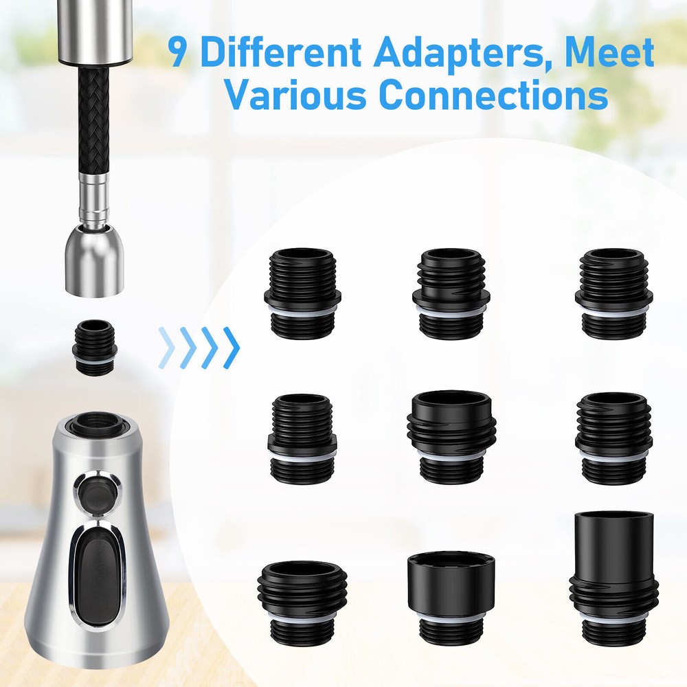 Spray Head Pull Down Kitchen Faucet Replacement Part American Standard 2 Colors