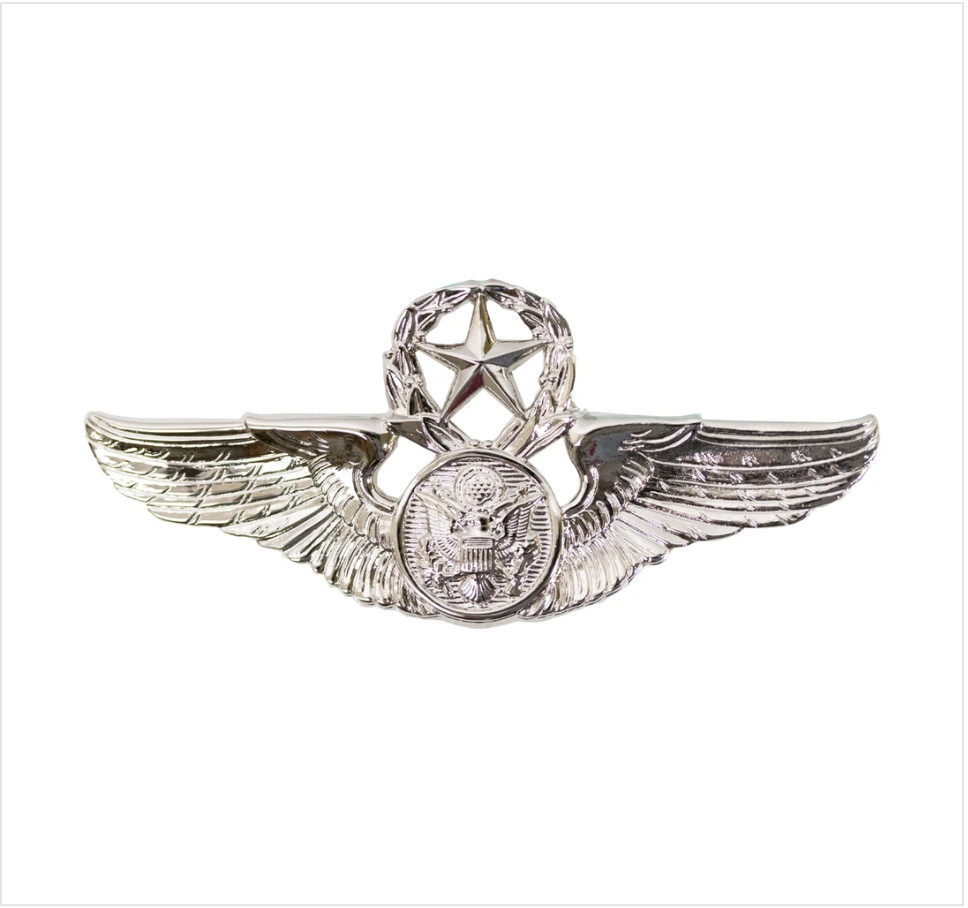 GENUINE U.S. AIR FORCE BADGE: AIRCREW: MASTER - REGULATION