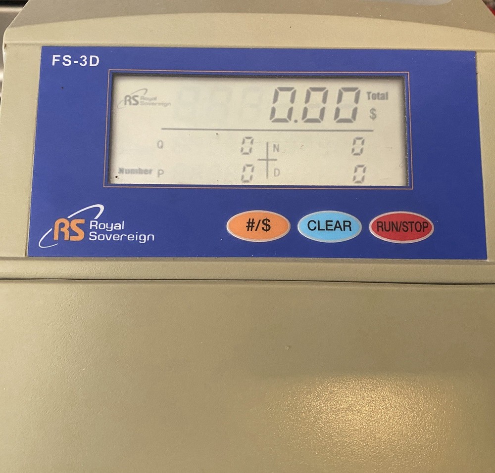 Royal Sovereign FS-3D Fast Sort Automatic Digital Coin Sorter Tested Working