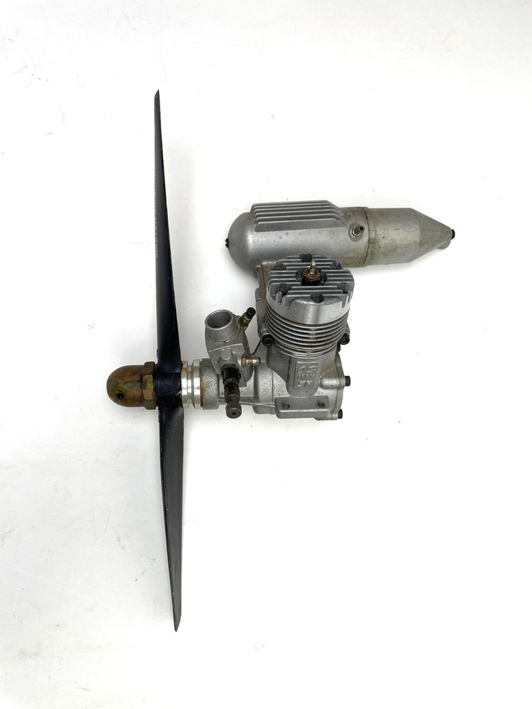 OS Engines Max 40 SF Nitro RC Airplane Engine with Muffler Untested