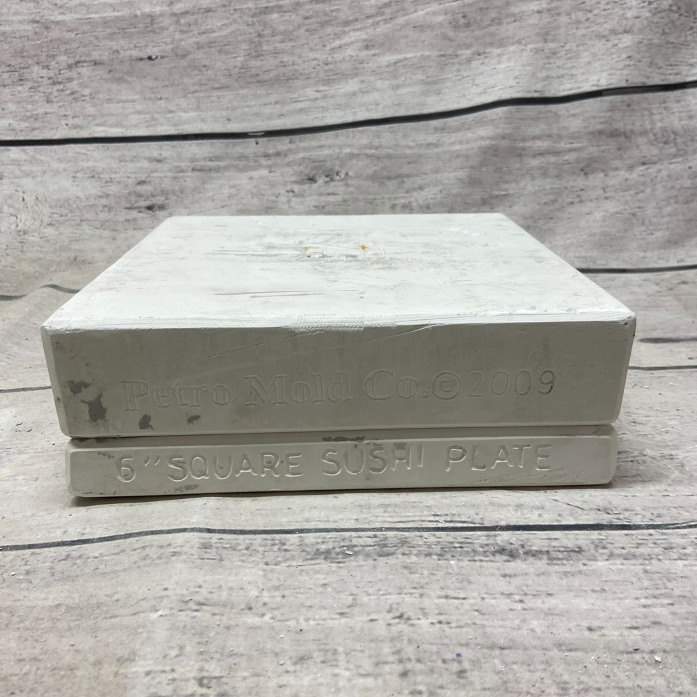 2009 Petro Mold Ceramic Casting Mold 6" Square Plate #1837
