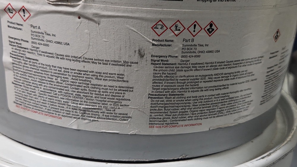 Summitville Chemical Resistance Solid Epoxy 3gal S-400