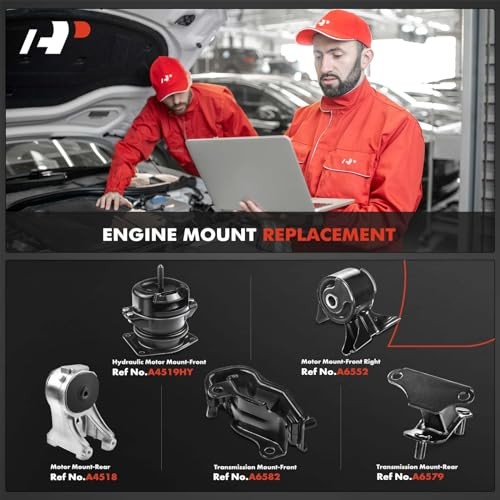 Engine Motor Mount and Transmission Mount 1999-2004 Odyssey V6 3.5L Automatic