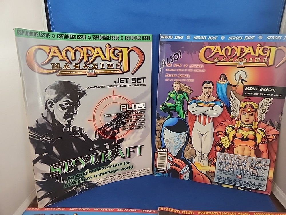 Campaign Magazine A d20 System Issues #3 #5 #8 & #9