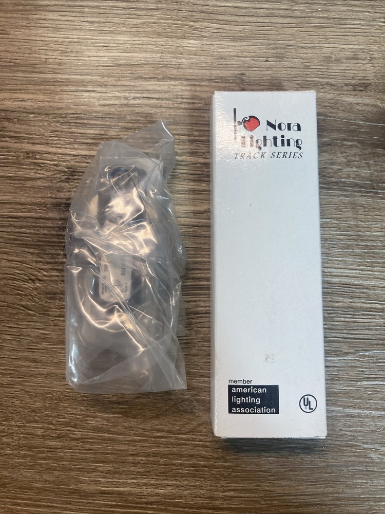 Nora Lighting NT-2310B Straight Connector- Black