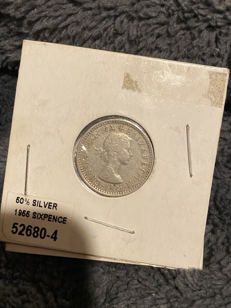 1955 Great Britain Six Pence