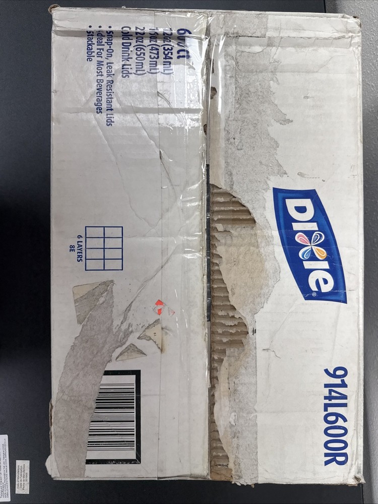 Dixie Cold Cup Lids 600ct Sizes 12, 16 & 22
