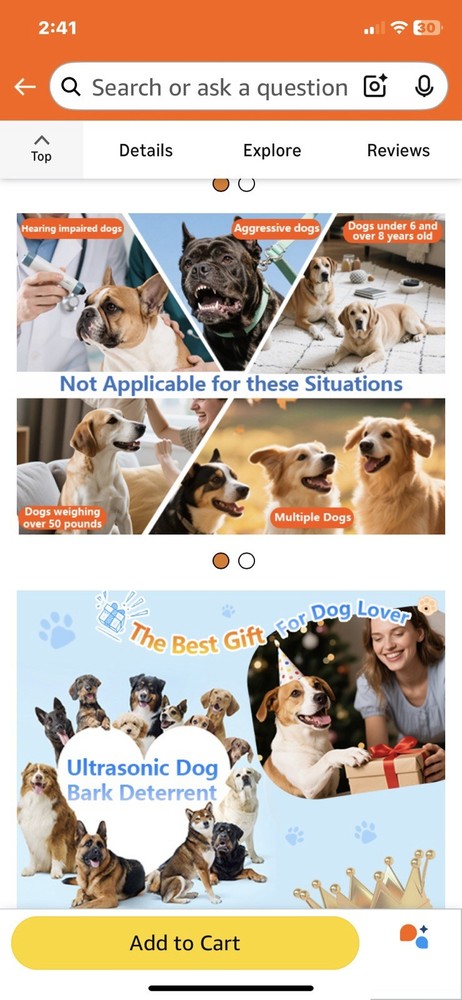 Ultrasonic Bark controller